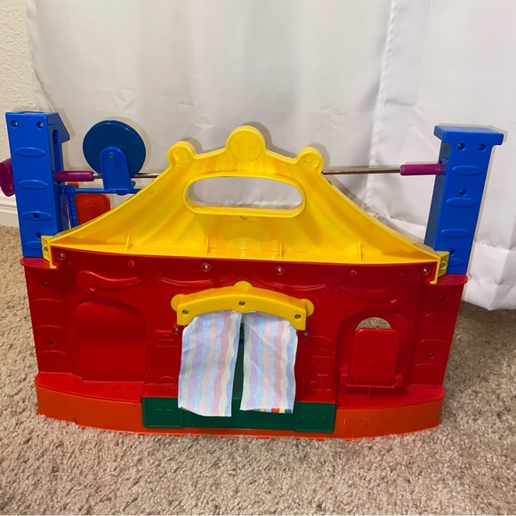 Little people big top circus carnival Lion elephant trapeze teeter totter - Picture 15 of 17